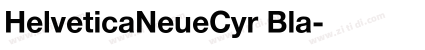 HelveticaNeueCyr Bla字体转换